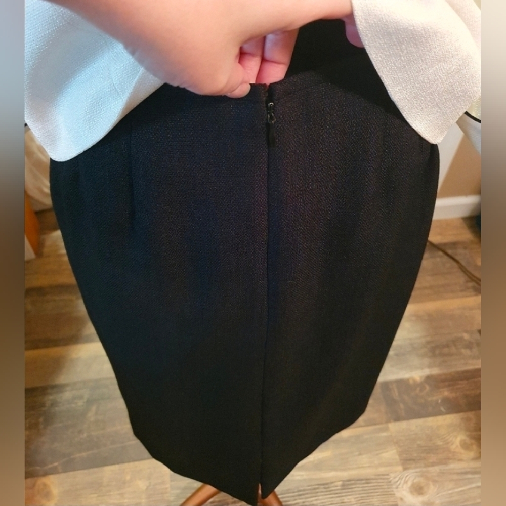 TAHARI PENCIL SKIRT BLACK - OFFICE WORK MIDI
